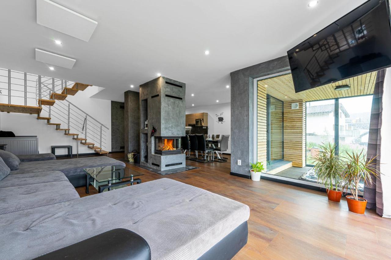 Wellness Villa Klinovec Views Loucna pod Klinovcem Luaran gambar