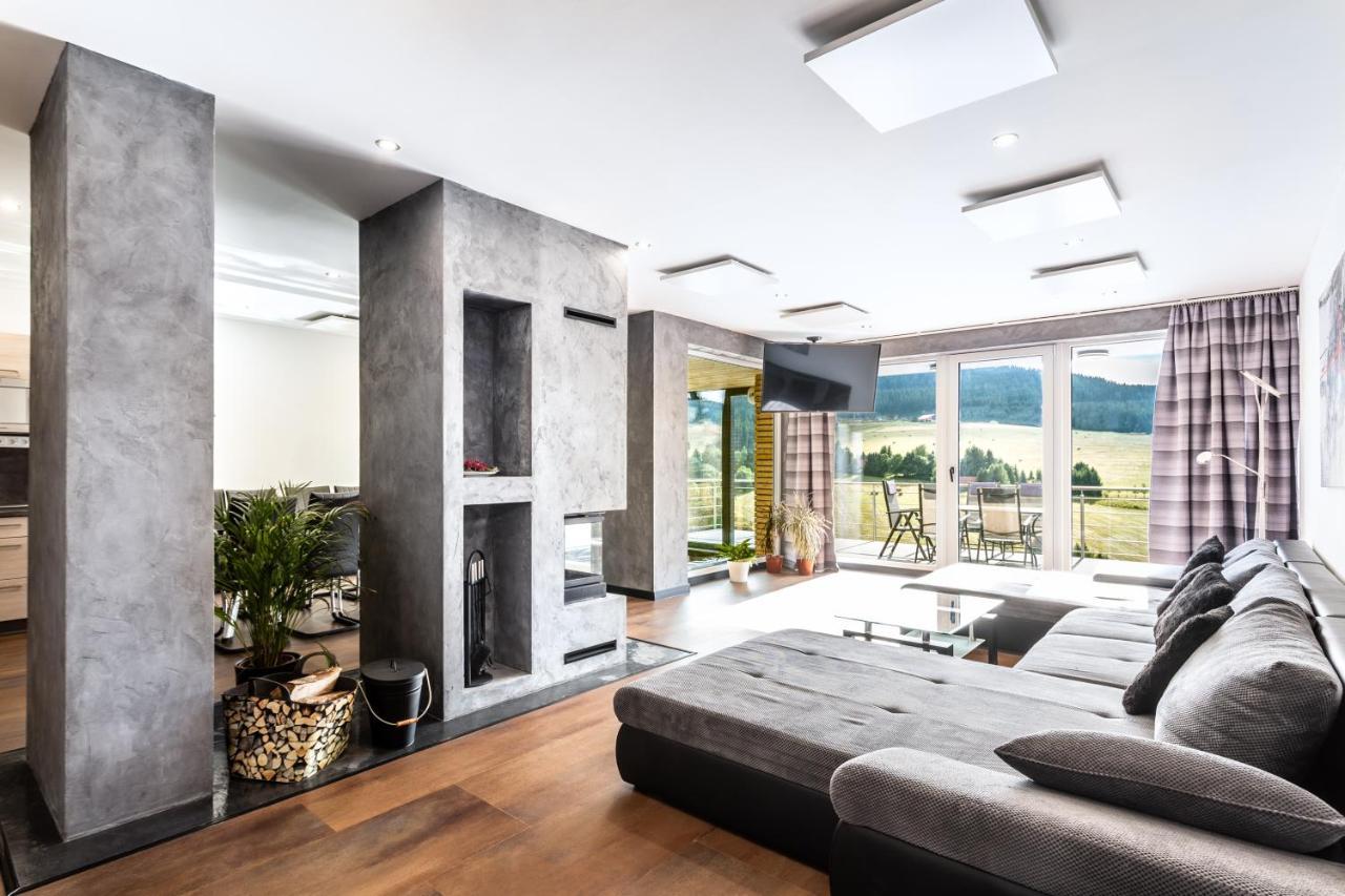 Wellness Villa Klinovec Views Loucna pod Klinovcem Luaran gambar