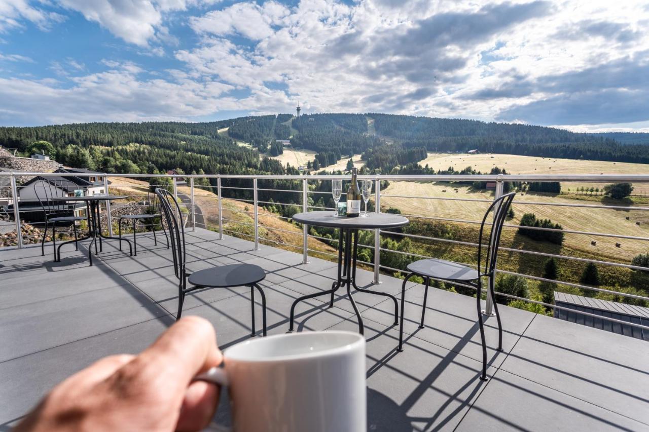 Wellness Villa Klinovec Views Loucna pod Klinovcem Luaran gambar
