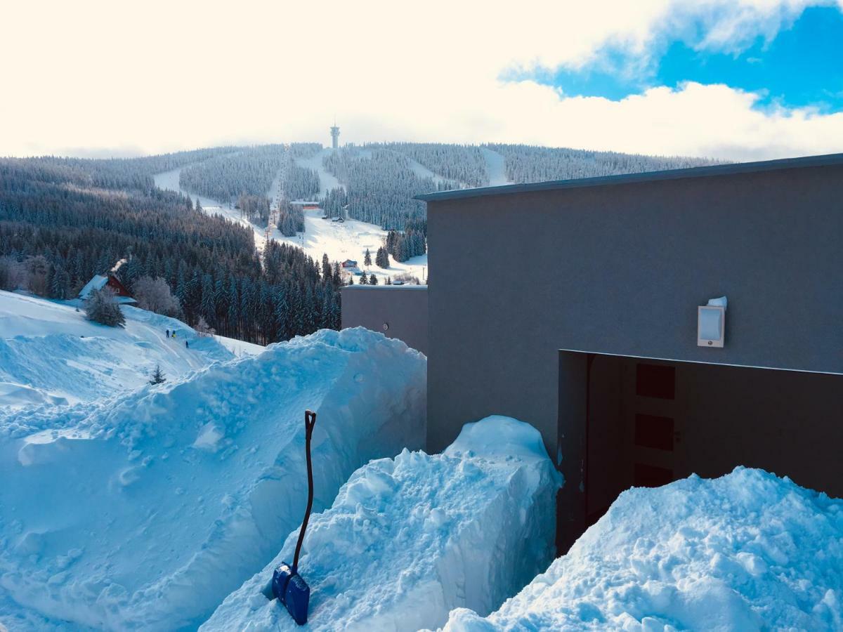 Wellness Villa Klinovec Views Loucna pod Klinovcem Luaran gambar
